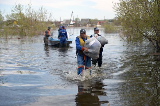 Flooding in the Tyumen Region