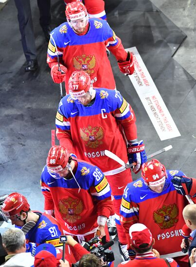 Ice Hockey World Championship. Russia vs. Denmark