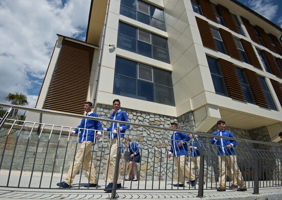 Syrian children on vacation at Artek children's center