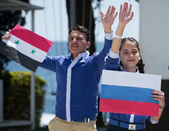 Syrian children have vacation at Artek children's center