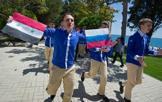 Syrian children have vacation at Artek children's center