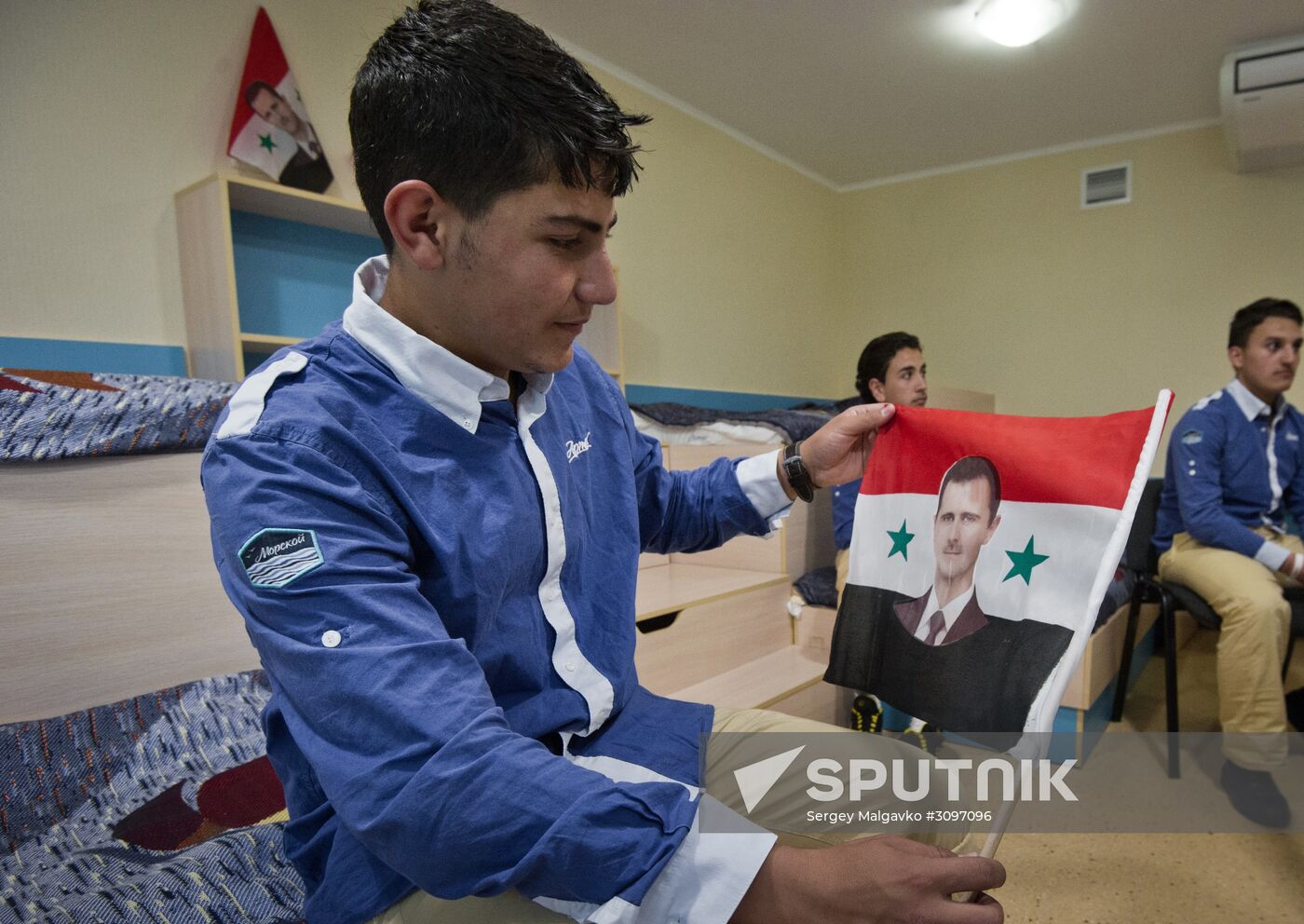 Syrian children on vacation at Artek Children's Center