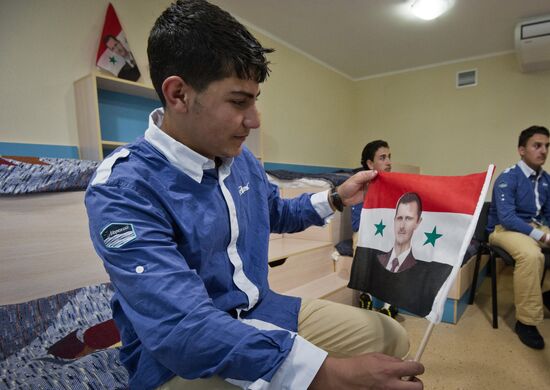 Syrian children on vacation at Artek Children's Center