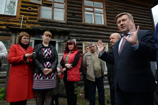 Planned demolition of old housing in Novosibirsk