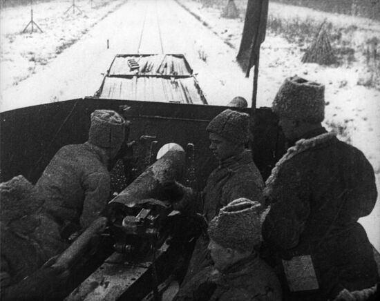 Red armored train