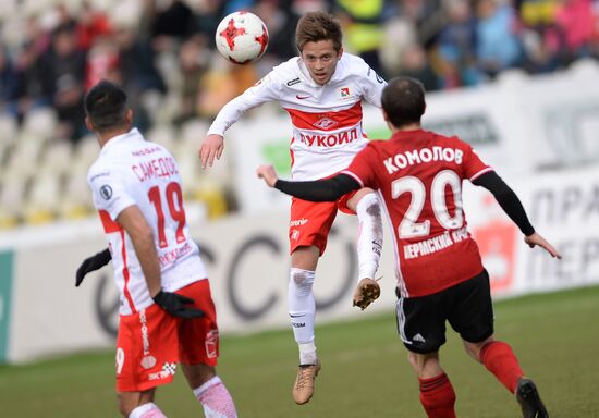 Football. Russian Premier League. Amkar vs. Spartak