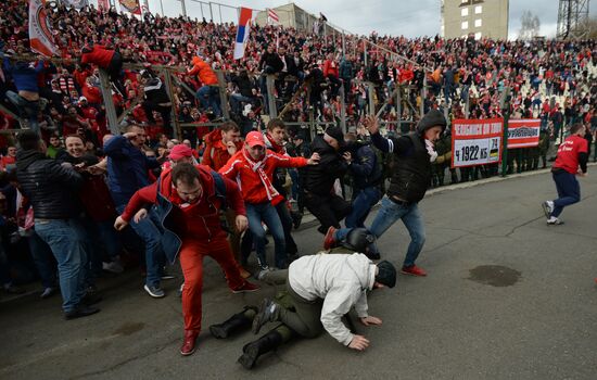 Football. Russian Premier League. Amkar vs. Spartak