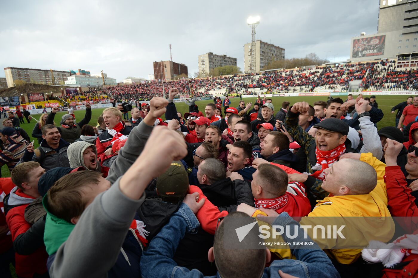 Football. Russian Premier League. Amkar vs. Spartak
