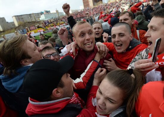 Football. Russian Premier League. Amkar vs. Spartak