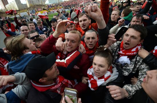 Football. Russian Premier League. Amkar vs. Spartak