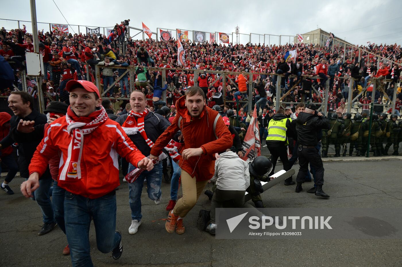 Football. Russian Premier League. Amkar vs. Spartak
