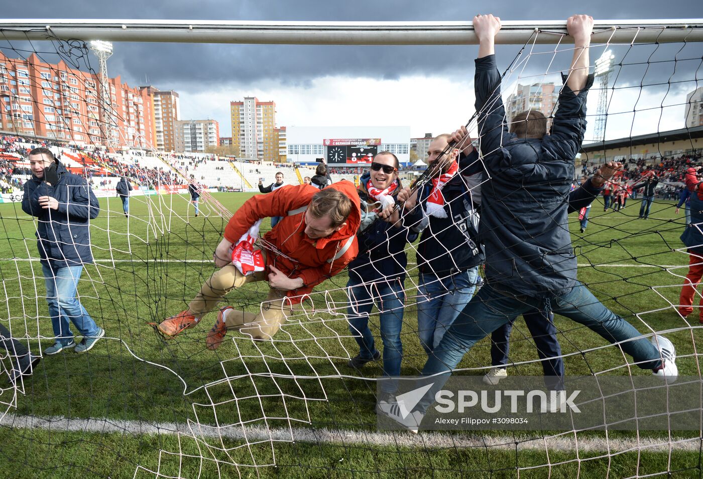 Football. Russian Premier League. Amkar vs. Spartak