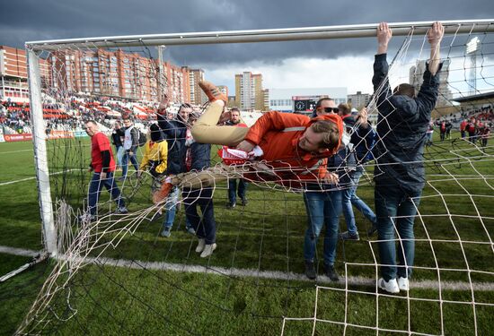 Football. Russian Premier League. Amkar vs. Spartak