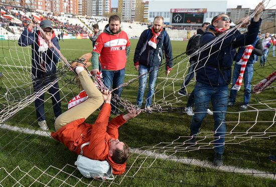 Football. Russian Premier League. Amkar vs. Spartak
