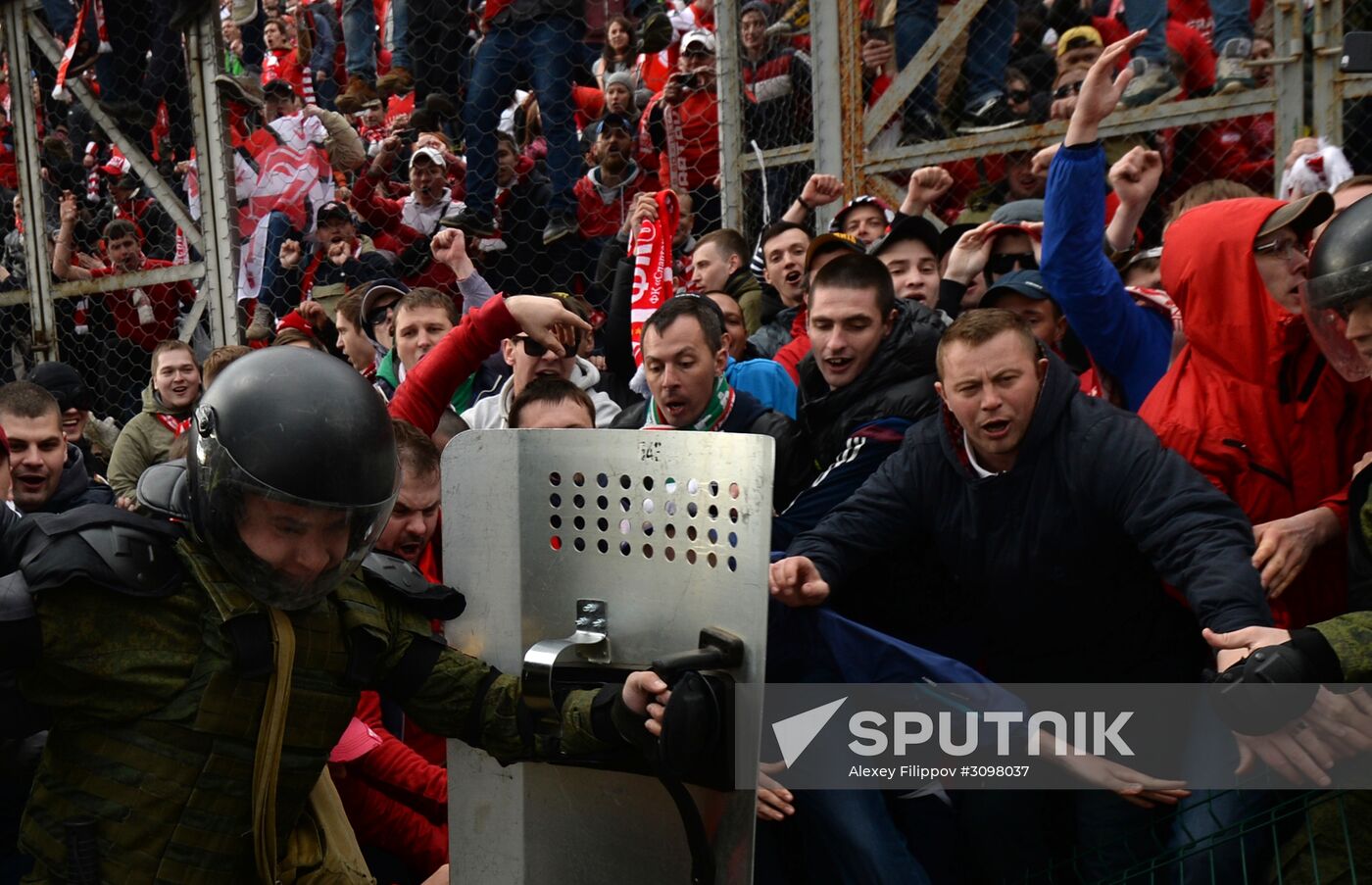 Football. Russian Premier League. Amkar vs. Spartak