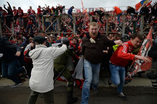 Russian Football Premier League. Amkar vs. Spartak