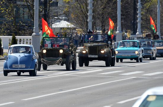 Oldtimer festival in Minsk
