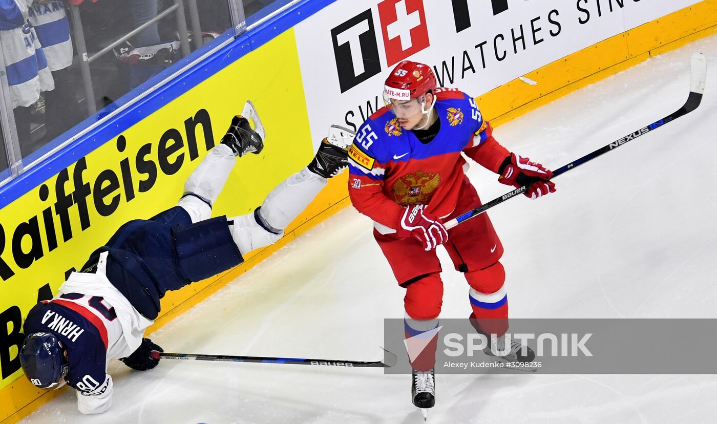 2017 IIHF World Championship. Russia vs. Slovakia