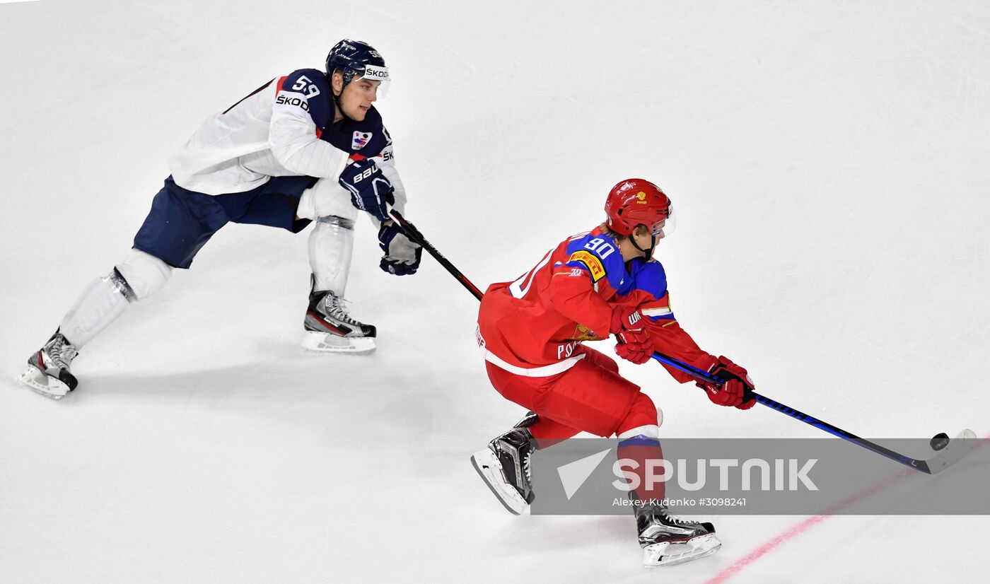 2017 IIHF World Championship. Russia vs. Slovakia