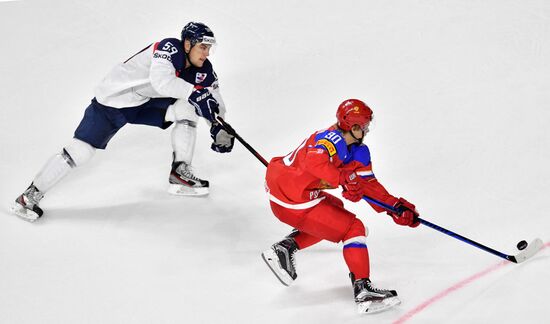 2017 IIHF World Championship. Russia vs. Slovakia