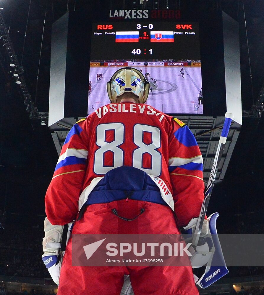 2017 IIHF World Championship. Russia vs. Slovakia