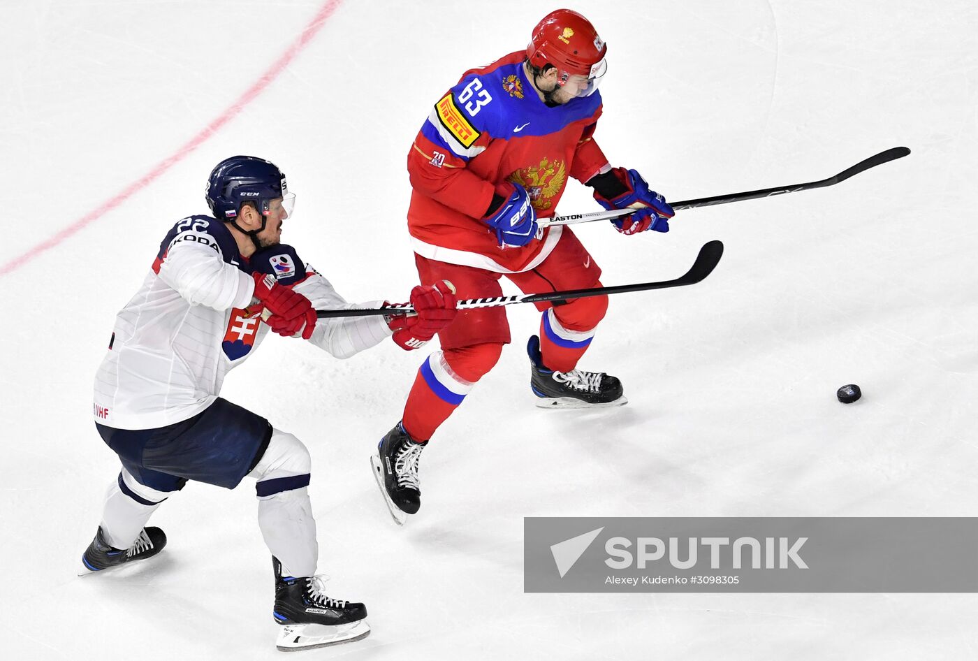 2017 IIHF World Championship. Russia vs. Slovakia