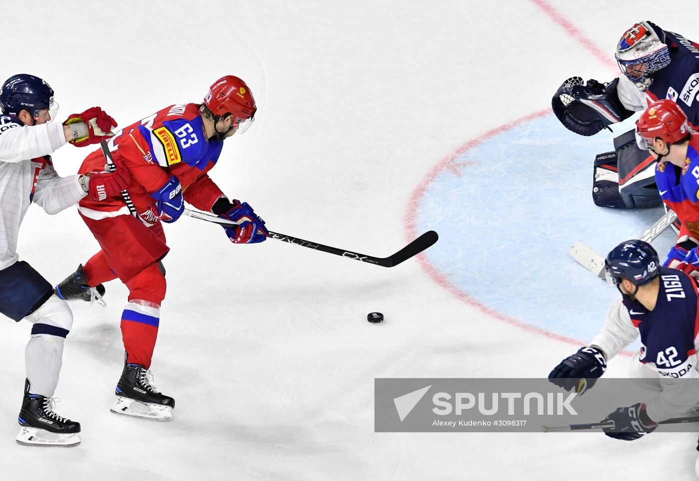 2017 IIHF World Championship. Russia vs. Slovakia