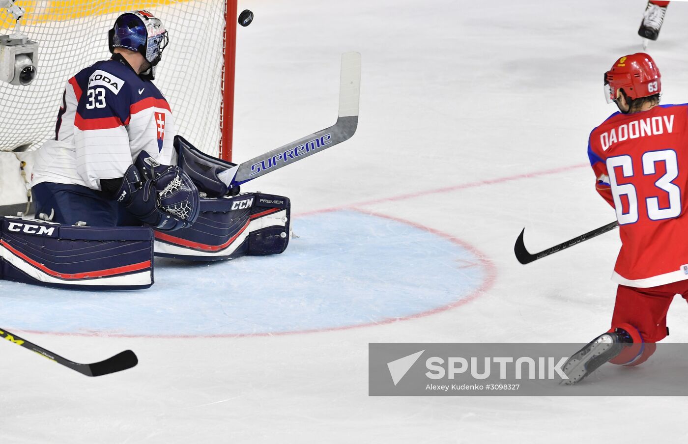 IIHF World Championship 2017. Russia vs. Slovakia