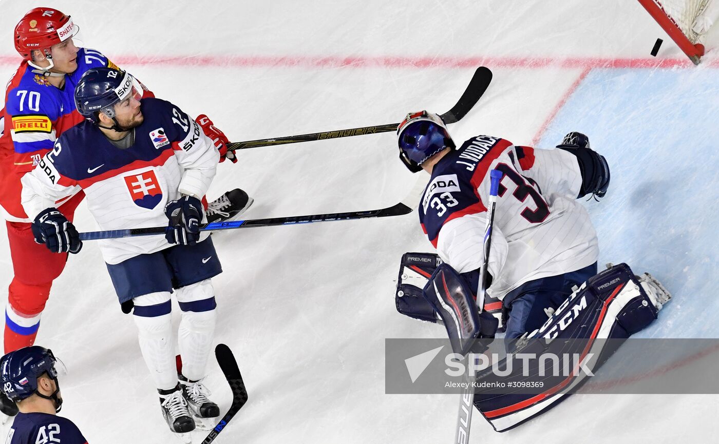 2017 IIHF World Championship. Russia vs. Slovakia