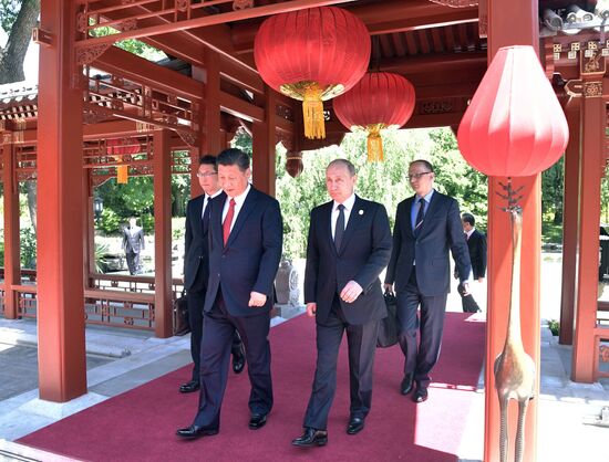 President Vladimir Putin's working visit to China