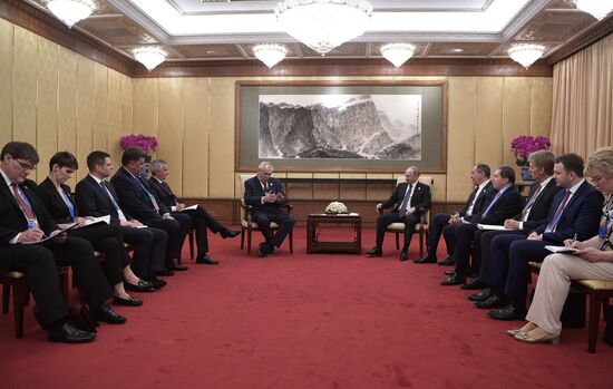 President Vladimir Putin's working visit to China