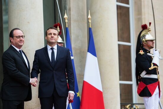 Emmanuel Macron inaugurated as French President
