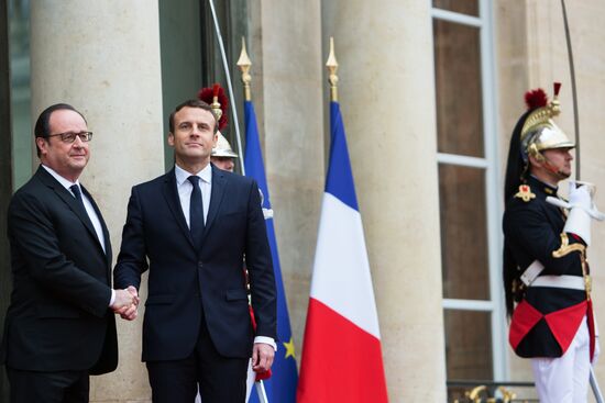 Emmanuel Macron inaugurated as French President
