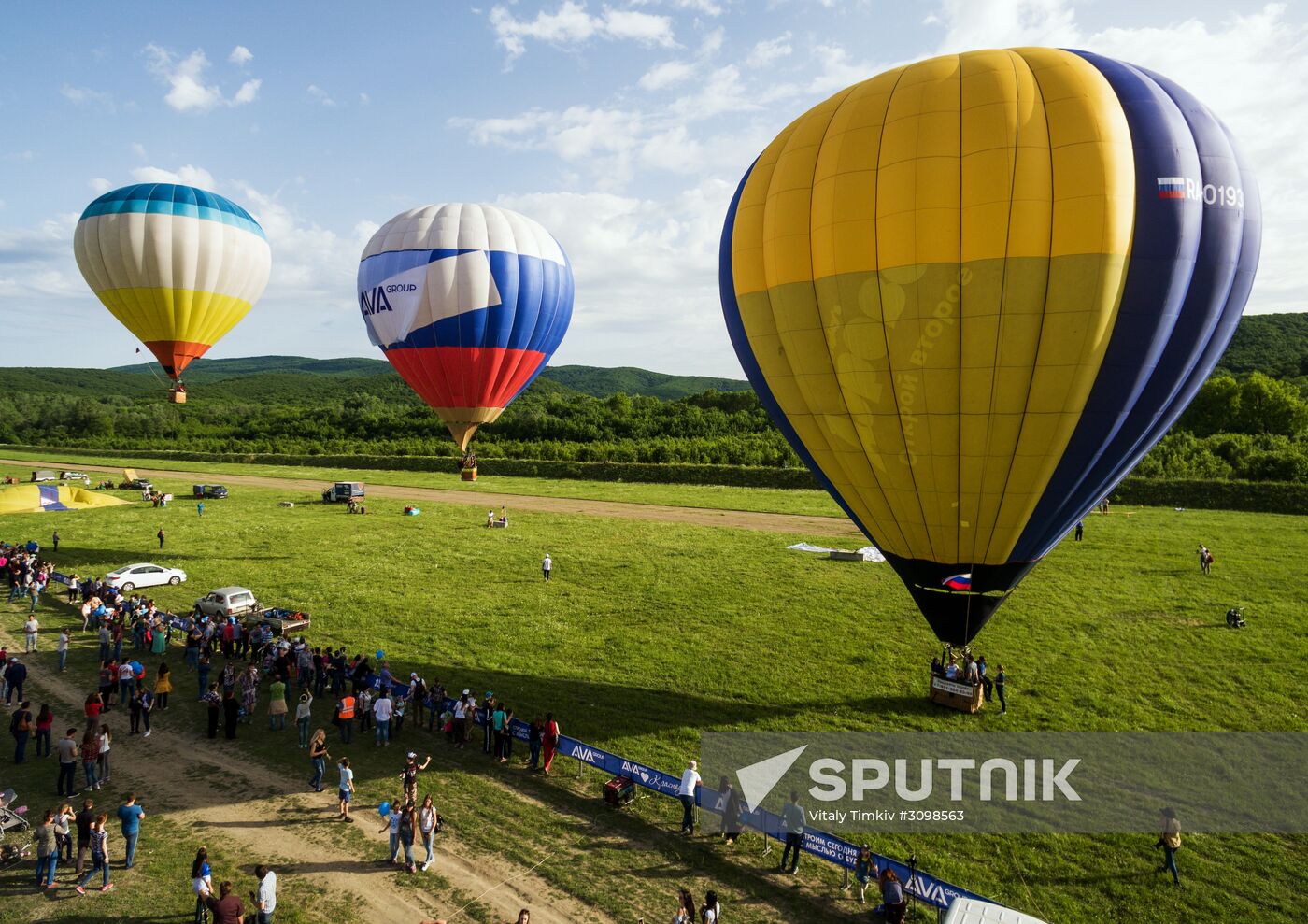 Abinsk Riviera aeronautics festival in Krasnodar Territory