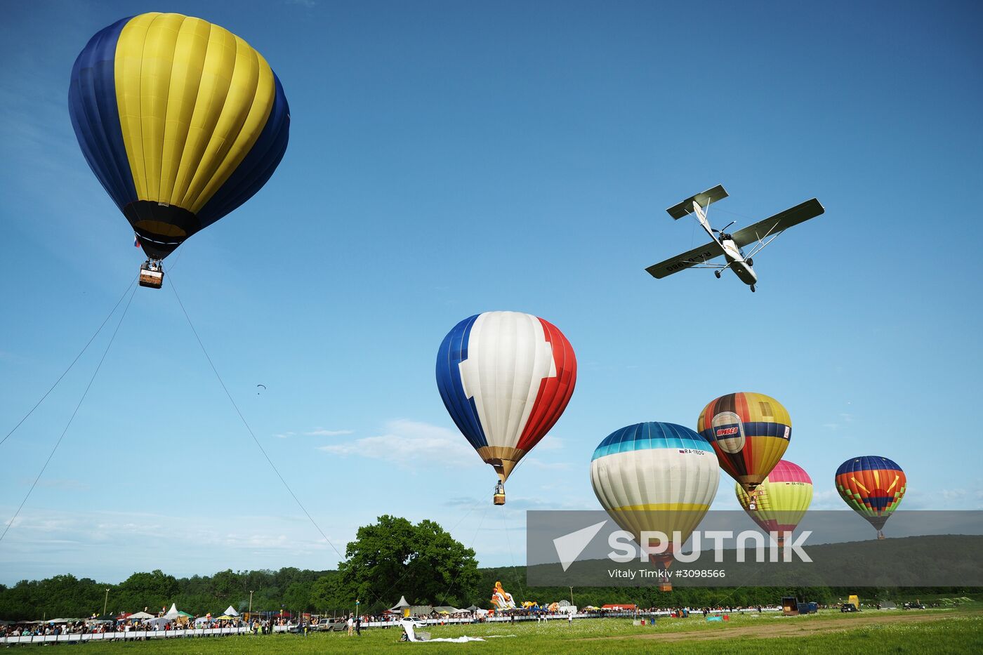 Abinsk Riviera aeronautics festival in Krasnodar Territory