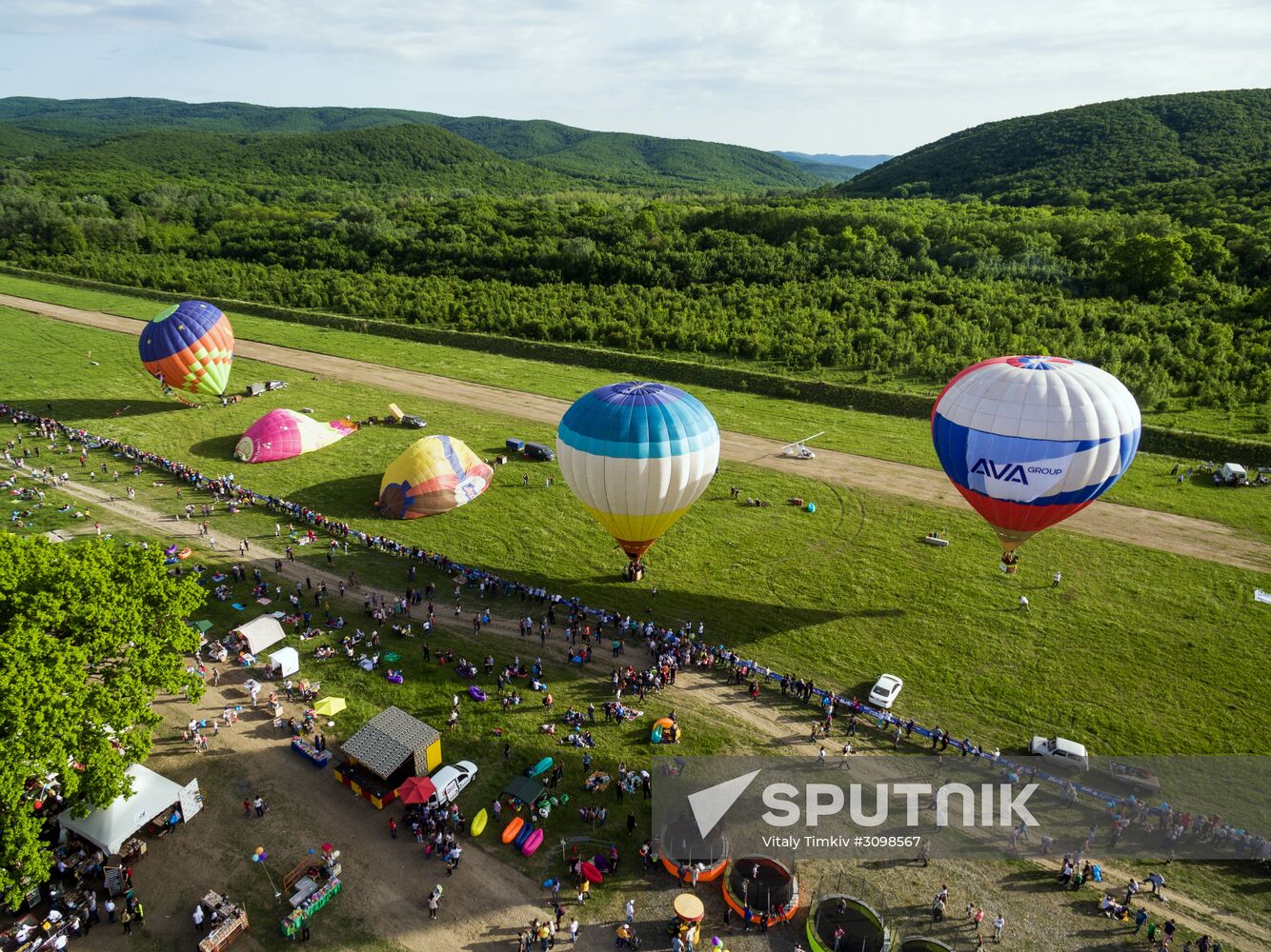 Abinsk Riviera aeraunotics festival in Krasnodar Territory