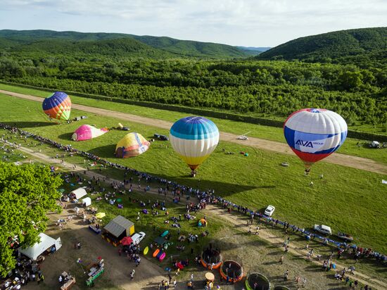 Abinsk Riviera aeraunotics festival in Krasnodar Territory