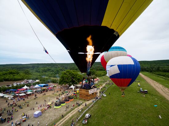 Abinsk Riviera aeronautics festival in Krasnodar Territory