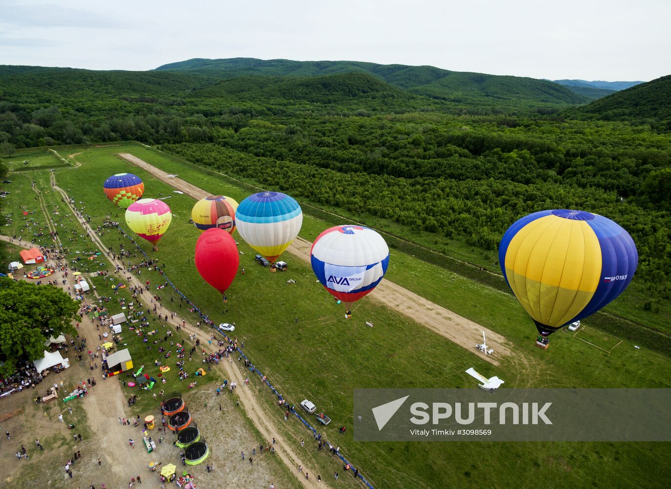 Abinsk Riviera aeronautics festival in Krasnodar Territory