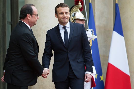 Emmanuel Macron inaugurated as French President