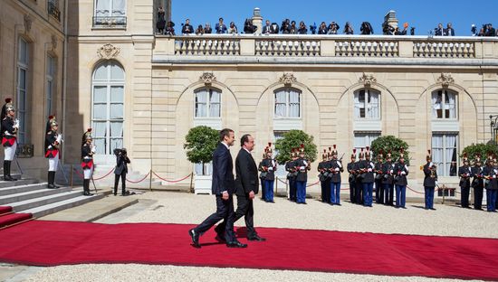 Emmanuel Macron inaugurated as French President