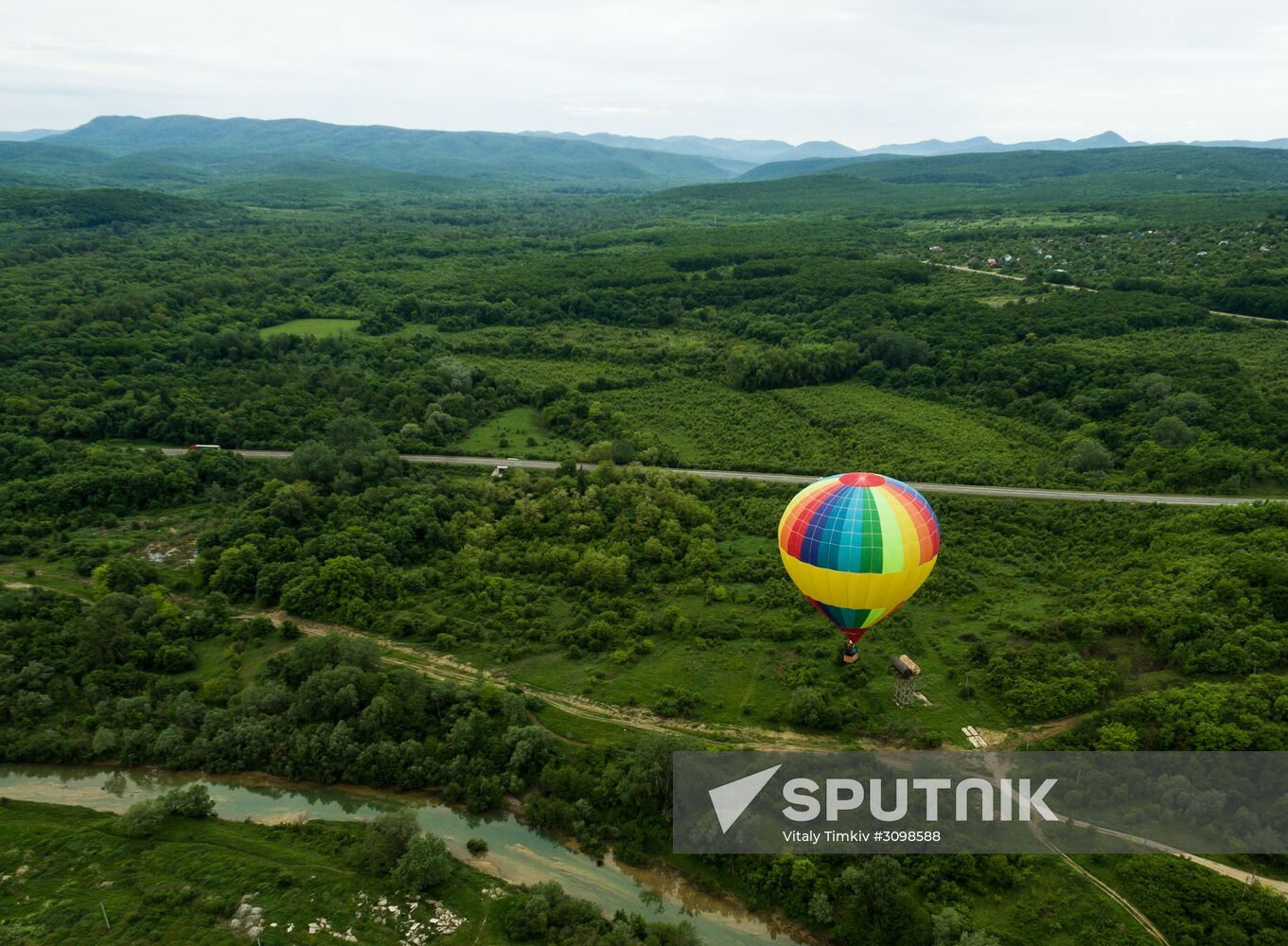 Abinsk Riviera aeronautics festival in Krasnodar Territory