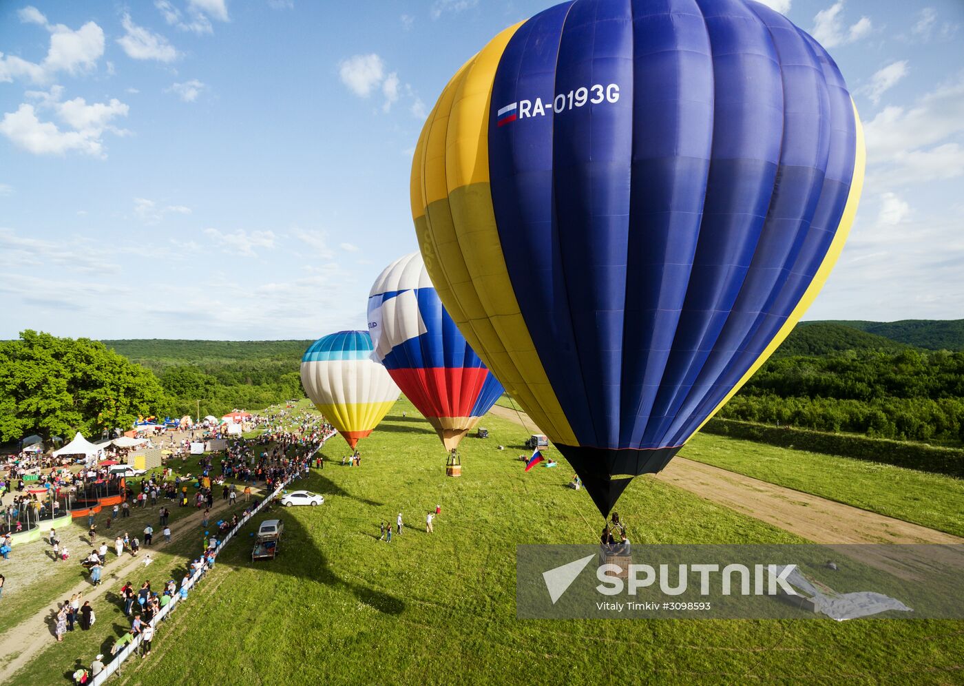 Abinsk Riviera aeronautics festival in Krasnodar Territory