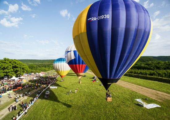 Abinsk Riviera aeronautics festival in Krasnodar Territory