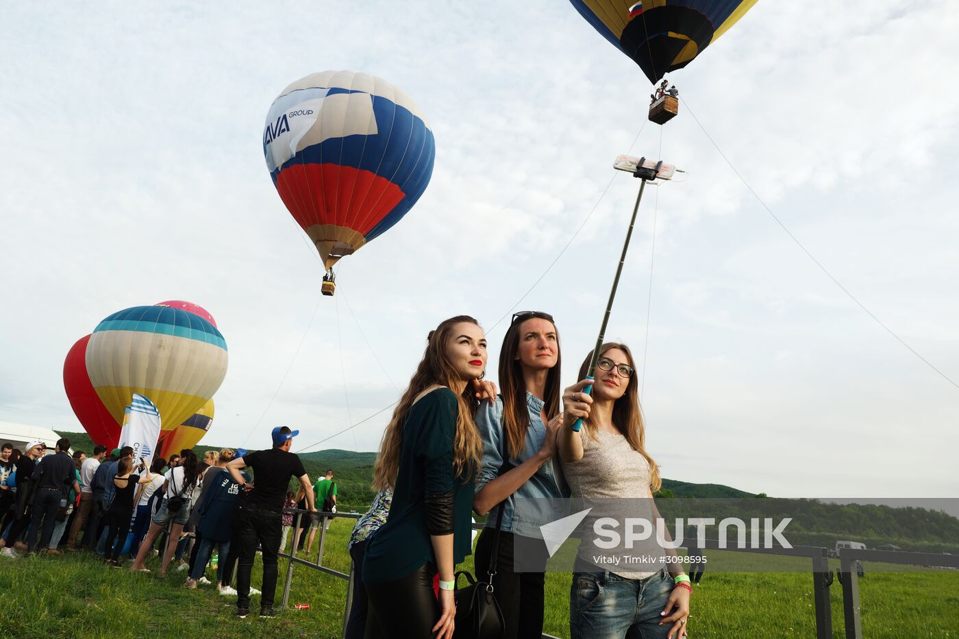 Abinsk Riviera aeronautics festival in Krasnodar Territory