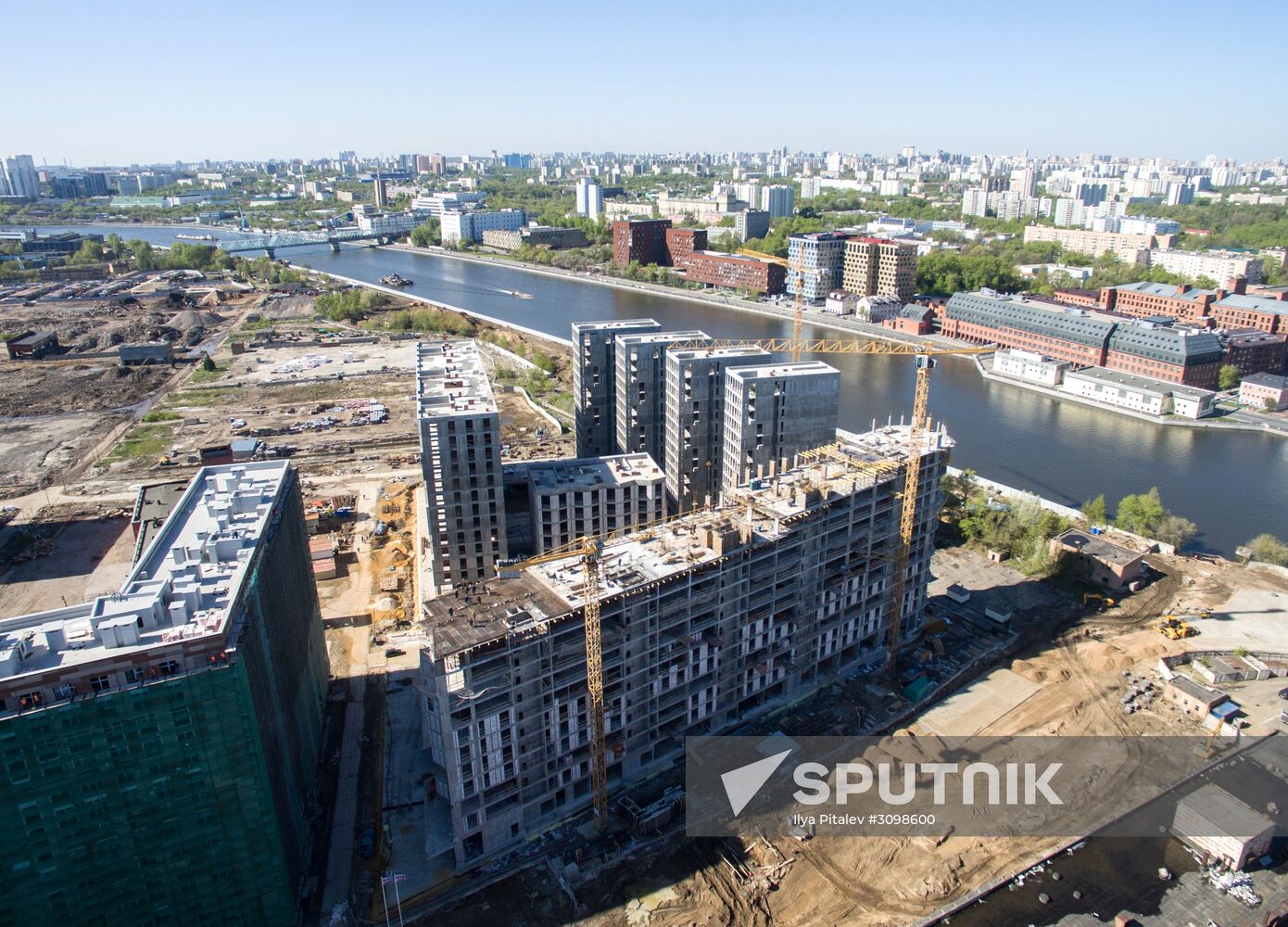 Former territory of ZIL Likhachyov car company in Moscow