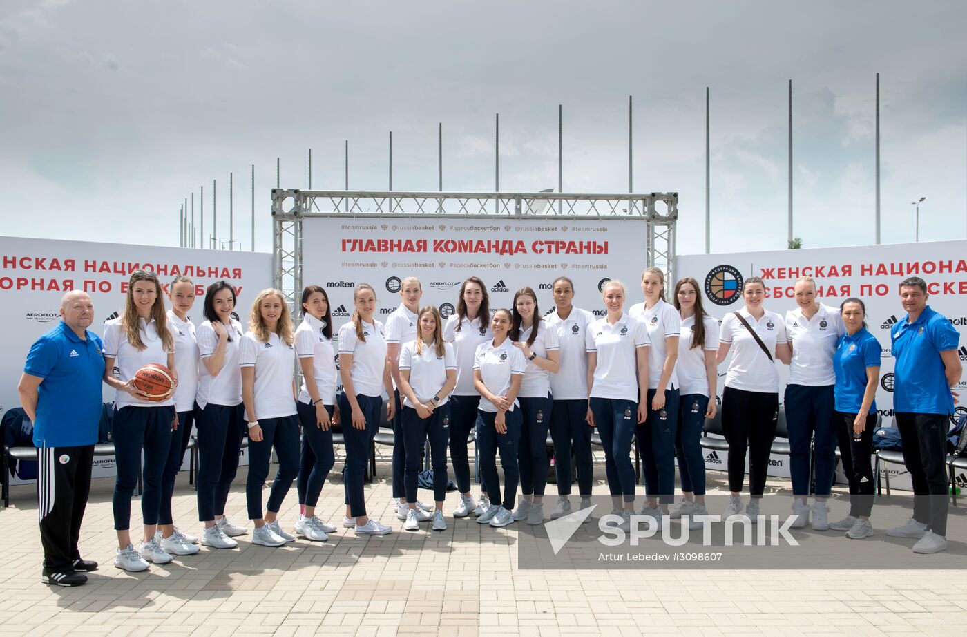 Presentation of the Russian women's national basketball team