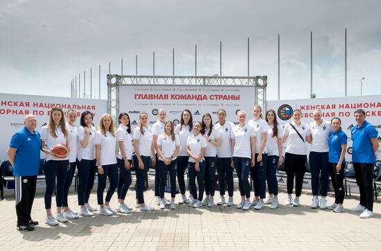 Presentation of the Russian women's national basketball team