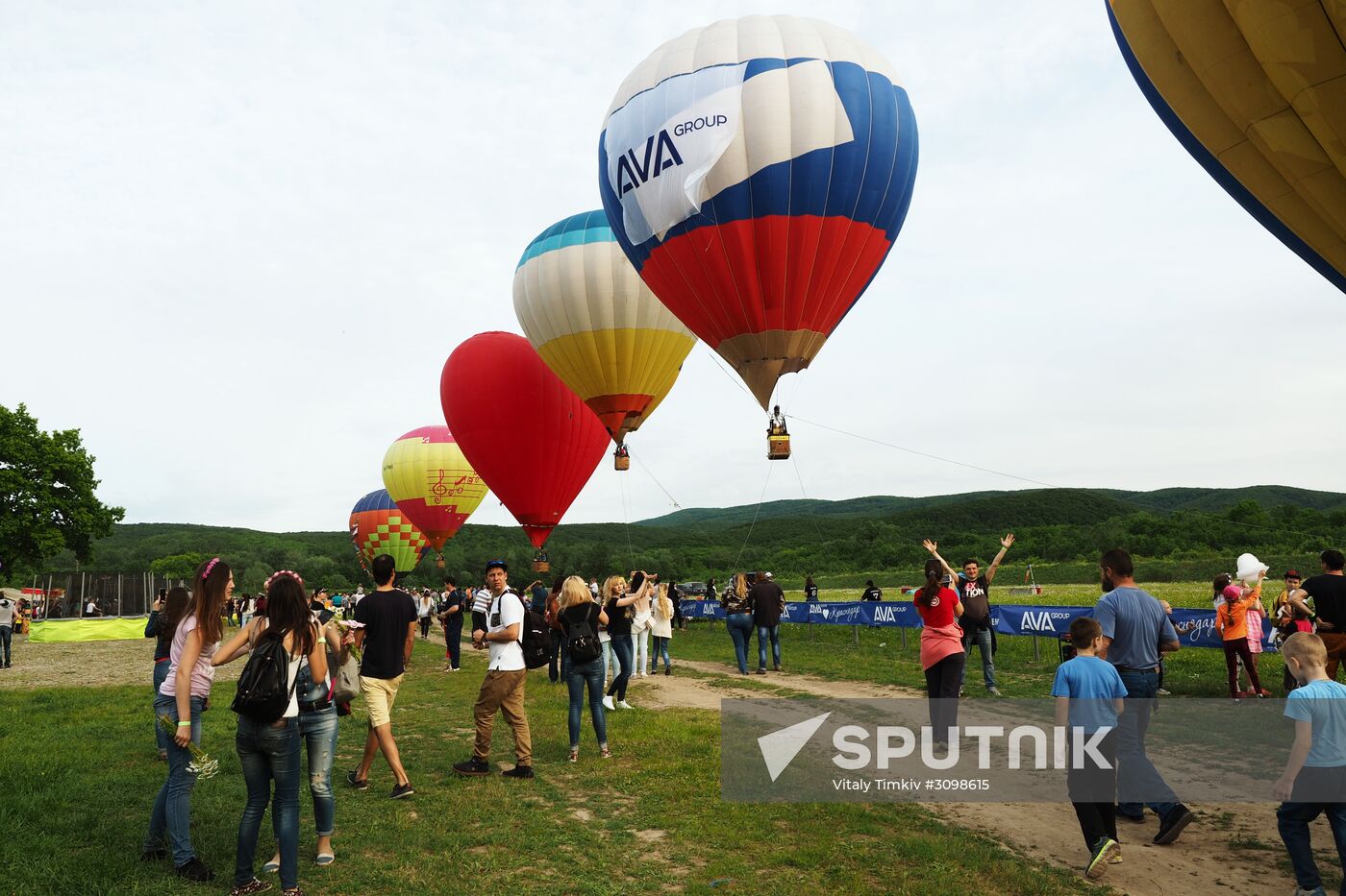 Abinsk Riviera aeronautics festival in Krasnodar Territory