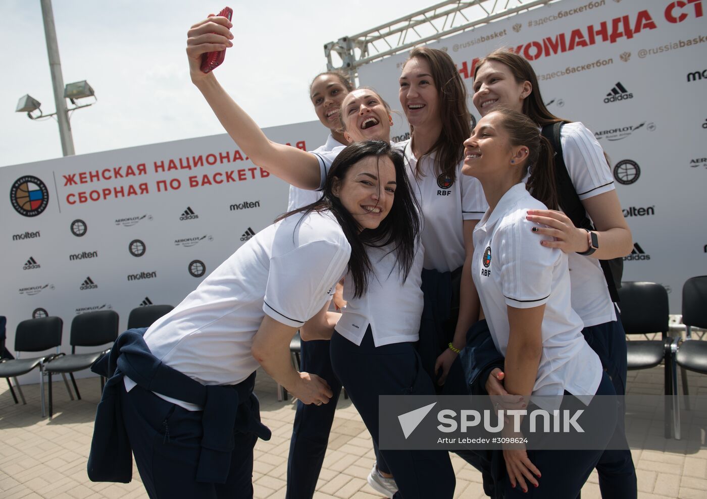 Presentation of the Russian women's national basketball team